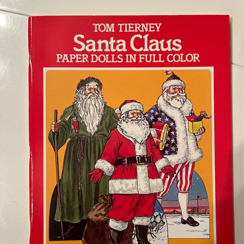 Santa Claus Paper Dolls by Tom Tierney (Dover Publications / 1983 / Vintage Holi
